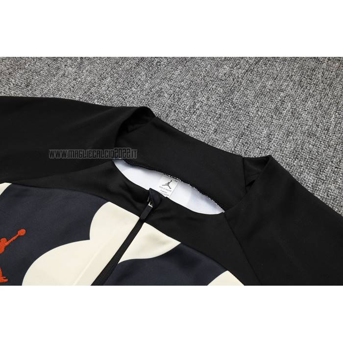 Tuta da Track de Felpa del Paris Saint-Germain Bambino 2023-2024 Giallo y Nero